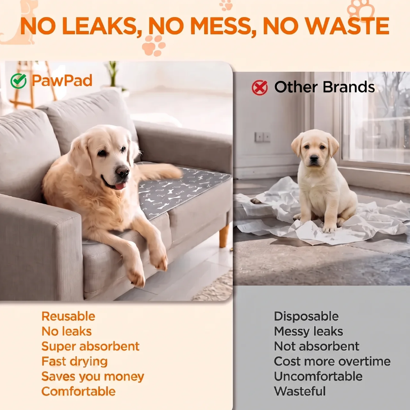 PawPad - Dog Washable Pee Pad 2 Pack